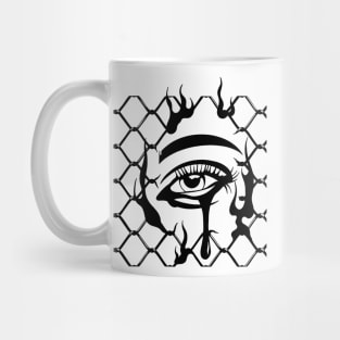 eye crying Mug